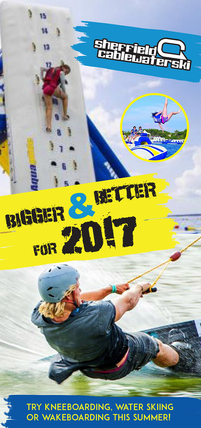 Flyer Design by Anja Buchloh for Sheffield Cable Water Ski Ltd | Design #14383873