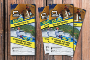 Flyer Design by MadeInYarm for Sheffield Cable Water Ski Ltd | Design #14385411