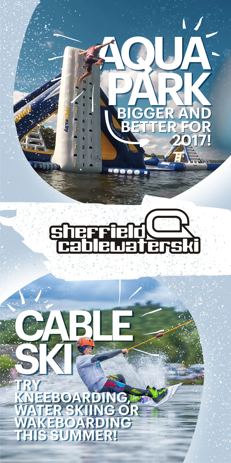 Flyer Design by Marketing Wings for Sheffield Cable Water Ski Ltd | Design #14363218