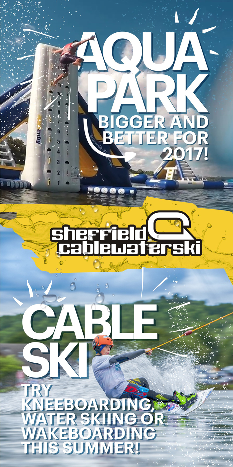 Flyer Design by Marketing Wings for Sheffield Cable Water Ski Ltd | Design #14394417