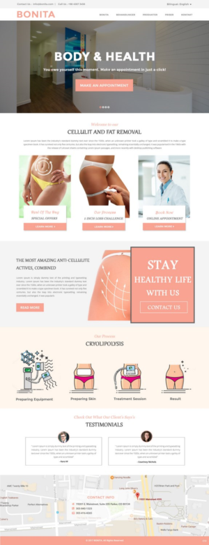 Web Design by pb for ValquiriaBonita Aps | Design: #14355808