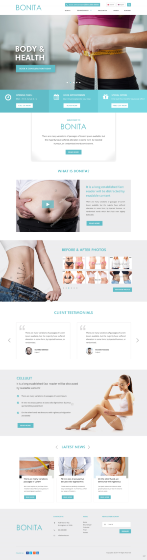 Web Design by pb for ValquiriaBonita Aps | Design: #14355809