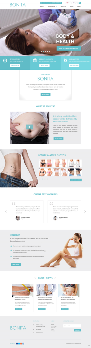 Web Design by pb for ValquiriaBonita Aps | Design: #14355812