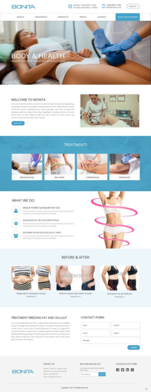 Web Design by pb for ValquiriaBonita Aps | Design: #14355816