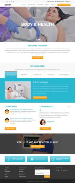 Web Design by pb for ValquiriaBonita Aps | Design: #14365404