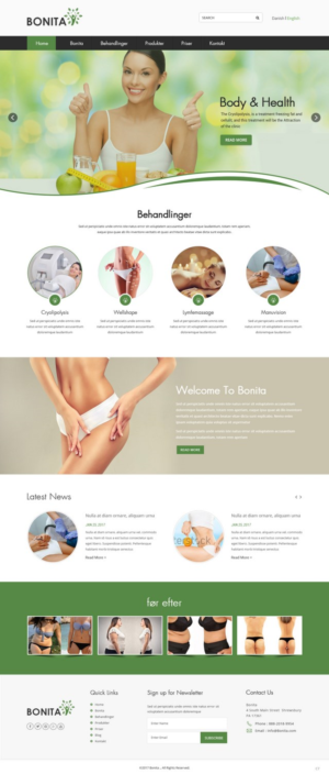 Web Design by pb for ValquiriaBonita Aps | Design: #14365408