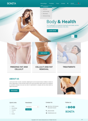 Web Design by pb for ValquiriaBonita Aps | Design: #14376788