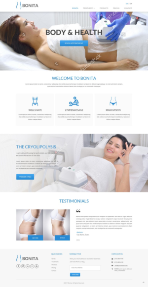 Web Design by pb for ValquiriaBonita Aps | Design: #14376789