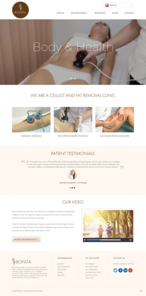 Web Design by pb for ValquiriaBonita Aps | Design: #14376790