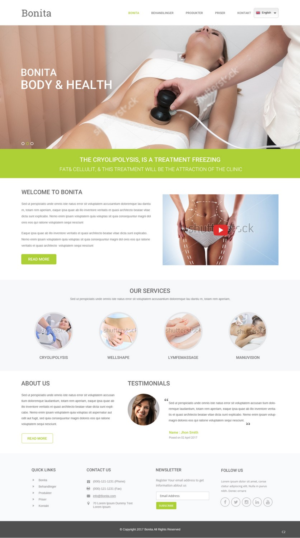 Web Design by pb for ValquiriaBonita Aps | Design: #14376792