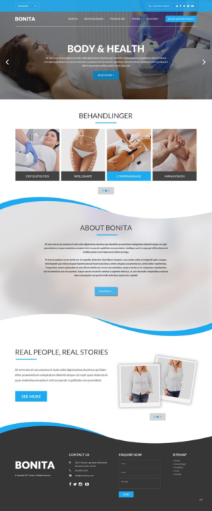 Web Design by pb for ValquiriaBonita Aps | Design: #14400315