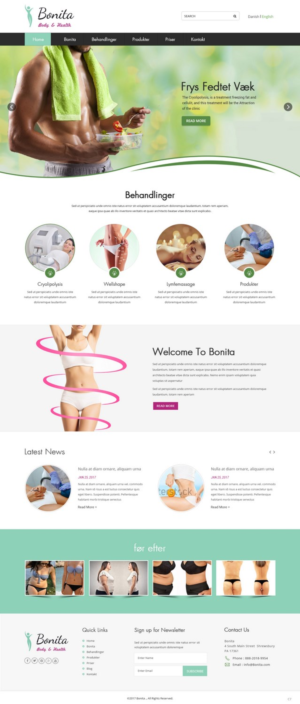 Web Design by pb for ValquiriaBonita Aps | Design: #14413978