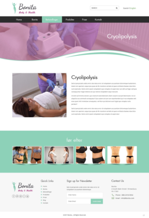 Web Design by pb for ValquiriaBonita Aps | Design: #14413979