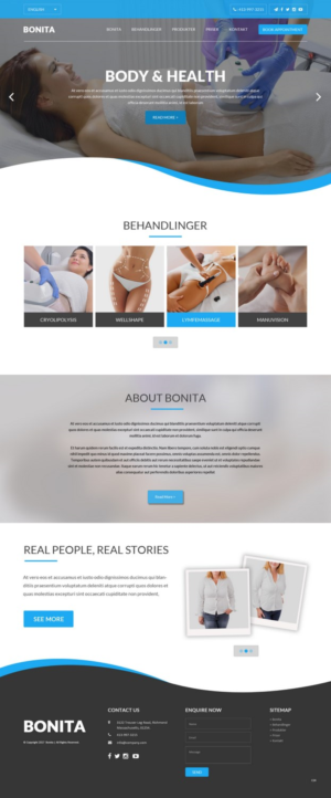 Web Design by pb for ValquiriaBonita Aps | Design: #14427498