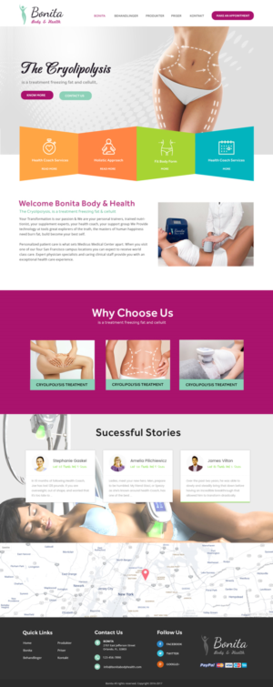 Web Design by Xclusive Designer for ValquiriaBonita Aps | Design #14455187