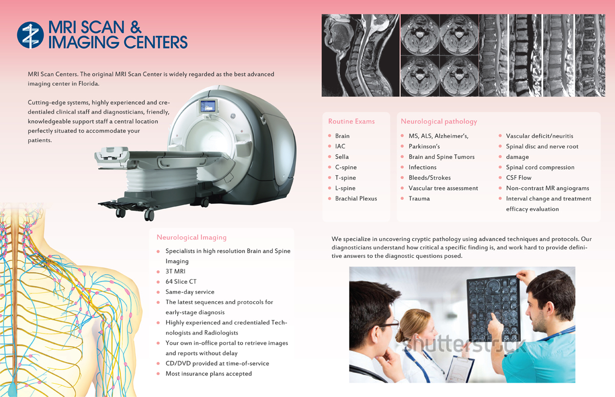 Broschüren-Design von imagic für MRI Scan Center | Design #2547611