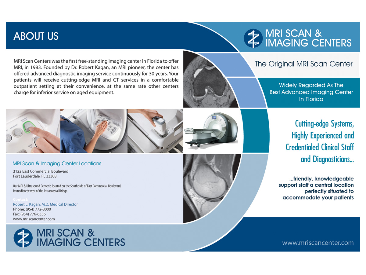 Brochure Design by Andrew1965 for MRI Scan Center | Design #2556799