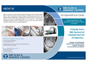 Brochure Design by Andrew1965 for MRI Scan Center | Design: #2556799