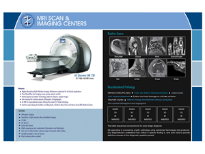 Brochure Design by Andrew1965 for MRI Scan Center | Design: #2556802