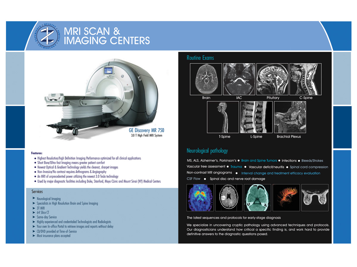 Brochure Design by Andrew1965 for MRI Scan Center | Design #2556947