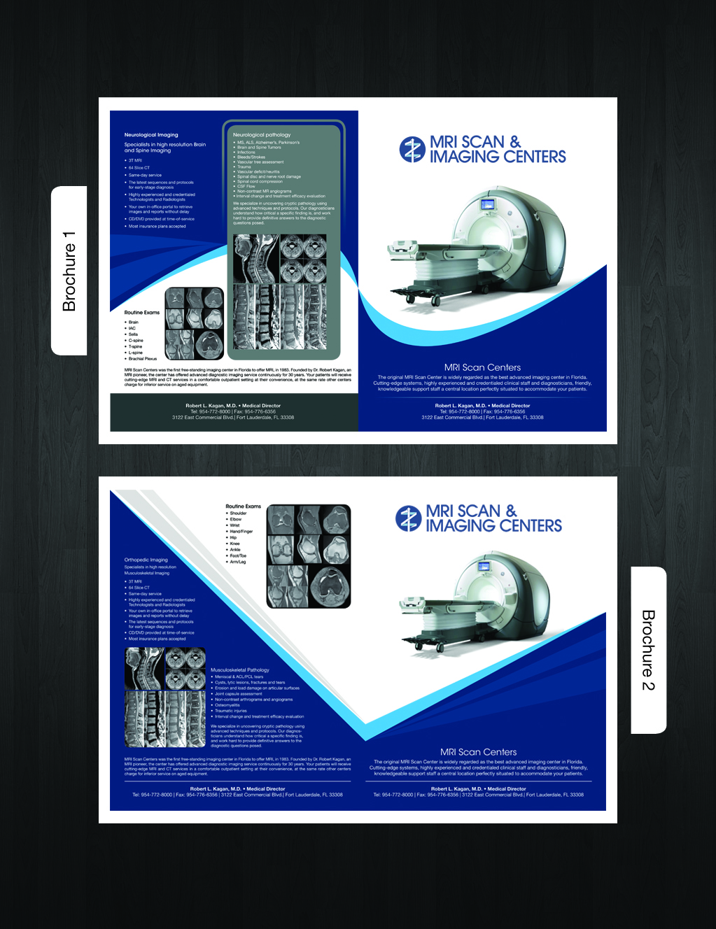 Diseño de Brochure por decorusads para MRI Scan Center | Diseño #2542655