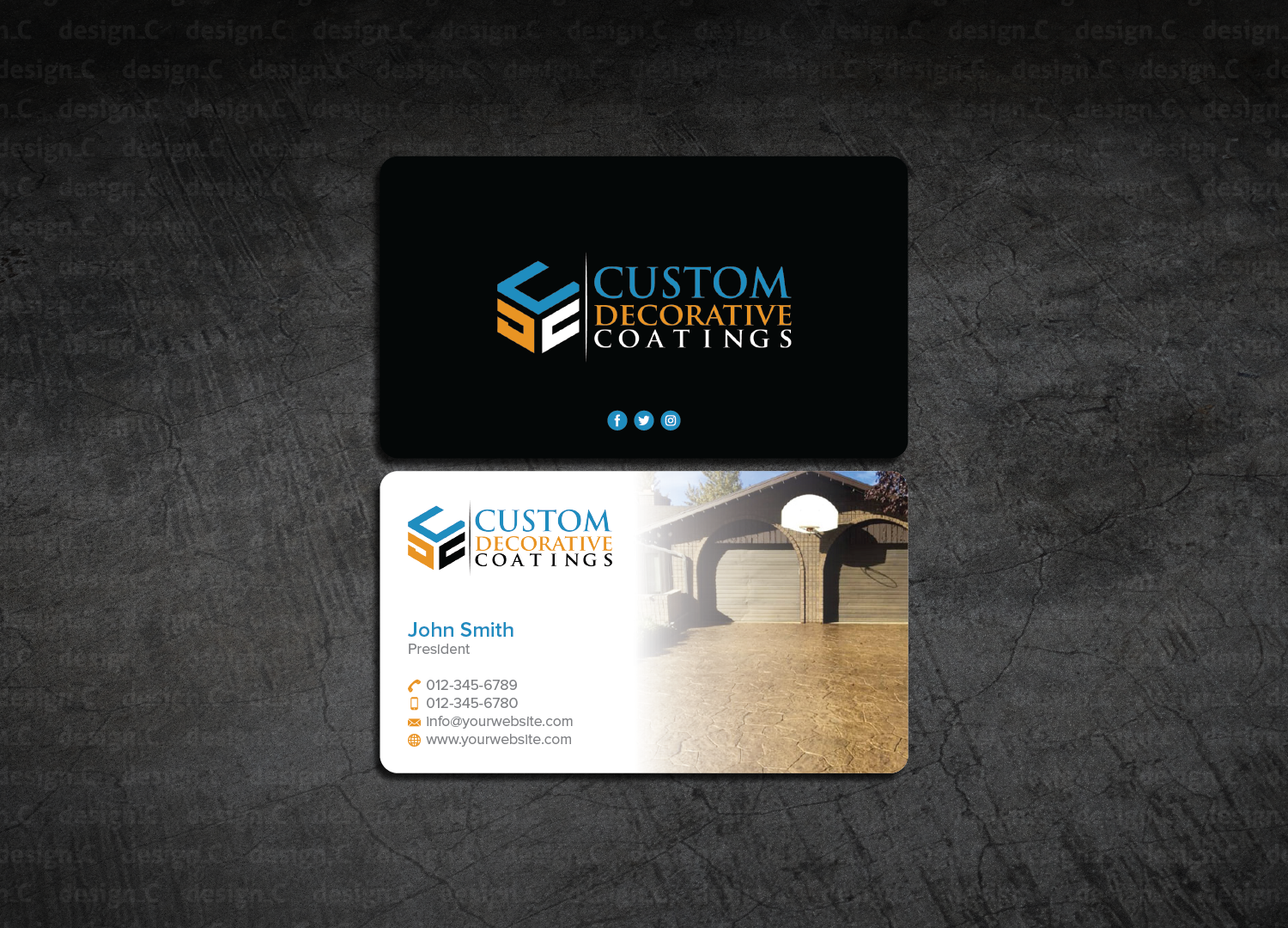 Diseño de Tarjeta de Presentación por design_C. para Hammerschmidt Law Corporation | Diseño #14374823