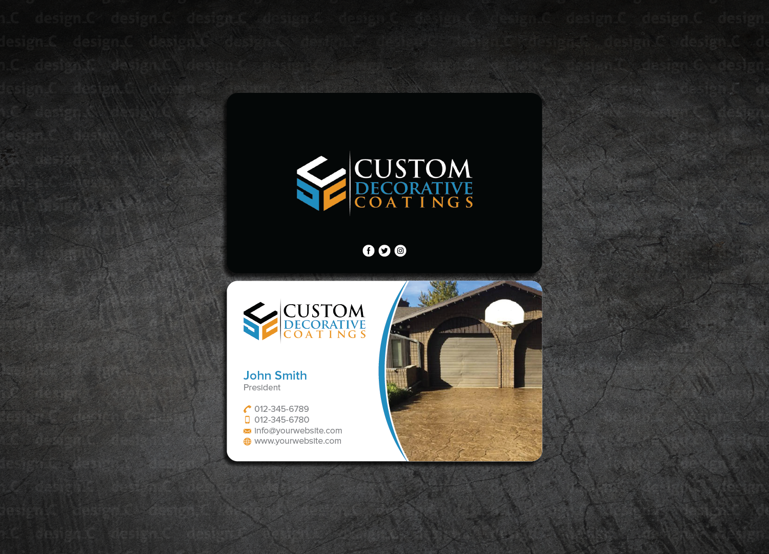 Diseño de Tarjeta de Presentación por design_C. para Hammerschmidt Law Corporation | Diseño #14374825