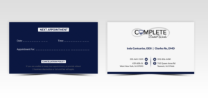 Visitenkarten-Design von Pointless Pixels India für One and Only Complete Dental | Design: #14360455