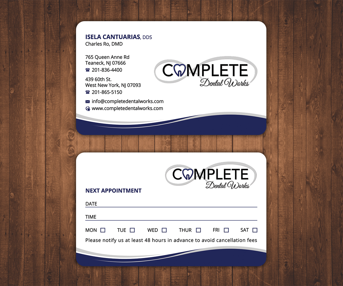 Business Card Design by Stylez Designz for One and Only Complete Dental | Design #14460669