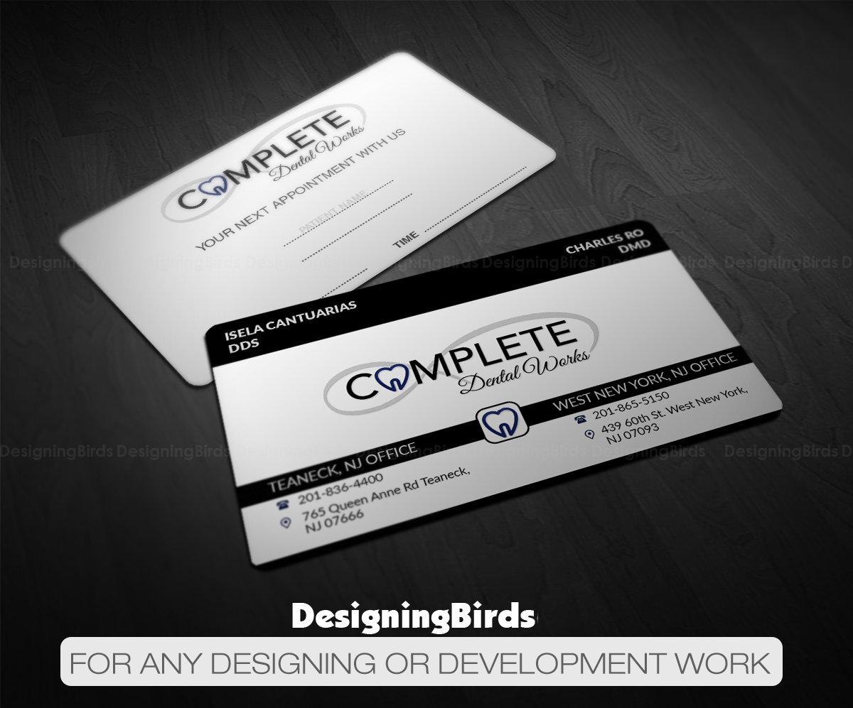 Design de Carte de Visite par Designing Birds pour One and Only Complete Dental | Design #14369841