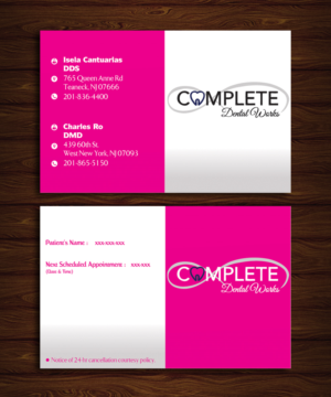 Business Card Design by Manikantan for One and Only Complete Dental | Design #14451715
