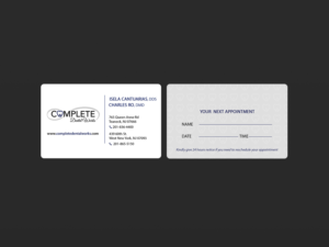Business Card Design by Creations Box 2015 for One and Only Complete Dental | Design: #14355663