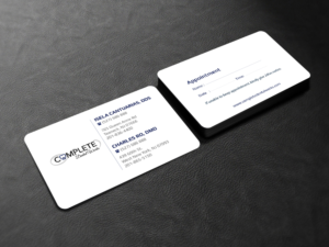 Business Card Design by Creations Box 2015 for One and Only Complete Dental | Design: #14391863