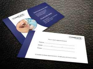 Visitenkarten-Design von aspiremedia für One and Only Complete Dental | Design: #14357253