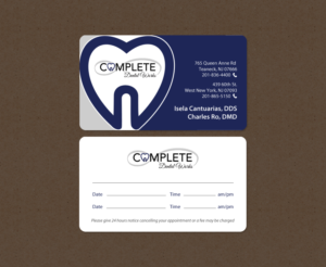 Visitenkarten-Design von chandrayaan.creative für One and Only Complete Dental | Design: #14348960
