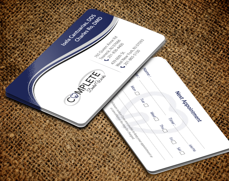 Business Card Design by chandrayaan.creative for One and Only Complete Dental | Design #14348962