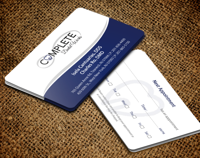 Business Card Design by chandrayaan.creative for One and Only Complete Dental | Design #14348970