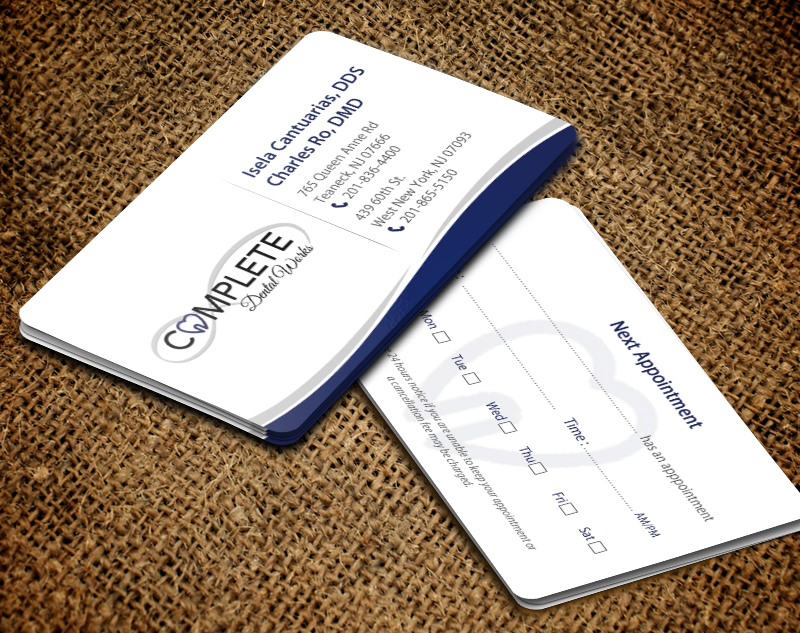 Business Card Design by chandrayaan.creative for One and Only Complete Dental | Design #14348972