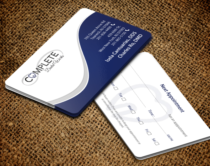 Business Card Design by chandrayaan.creative for One and Only Complete Dental | Design #14348975