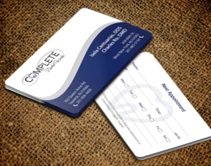 Business Card Design by chandrayaan.creative for One and Only Complete Dental | Design: #14348980