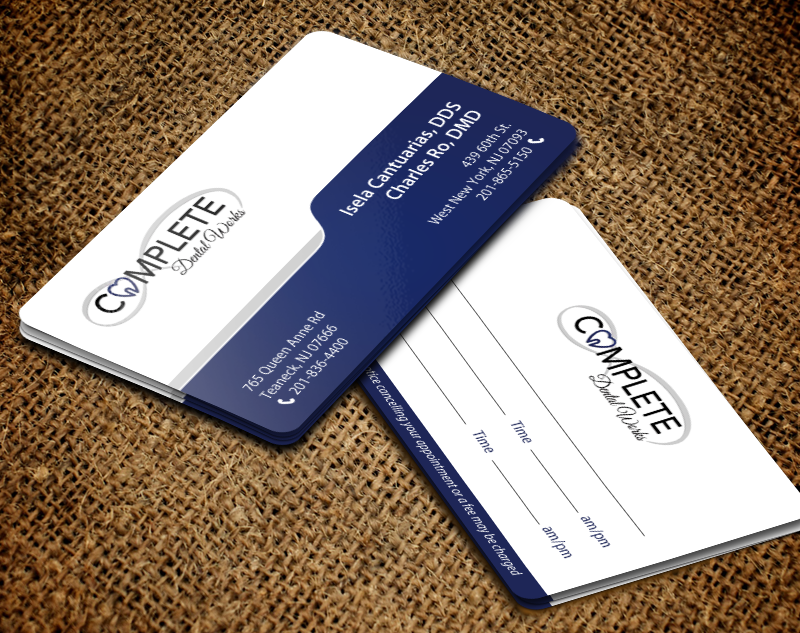 Business Card Design by chandrayaan.creative for One and Only Complete Dental | Design #14348981