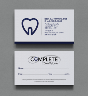 Business Card Design by chandrayaan.creative for One and Only Complete Dental | Design: #14354047