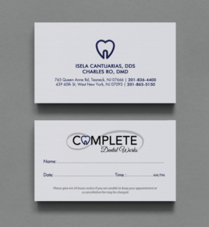 Business Card Design by chandrayaan.creative for One and Only Complete Dental | Design: #14354049