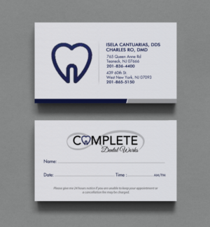Business Card Design by chandrayaan.creative for One and Only Complete Dental | Design: #14354052