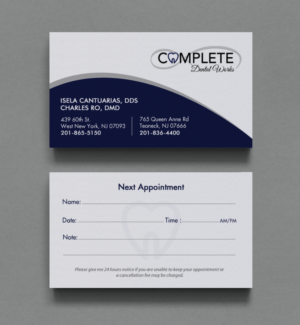 Business Card Design by chandrayaan.creative for One and Only Complete Dental | Design: #14354054