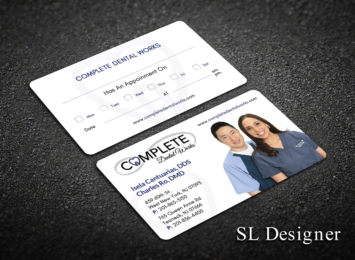 Business Card Design by SL Designer for One and Only Complete Dental | Design #14348863