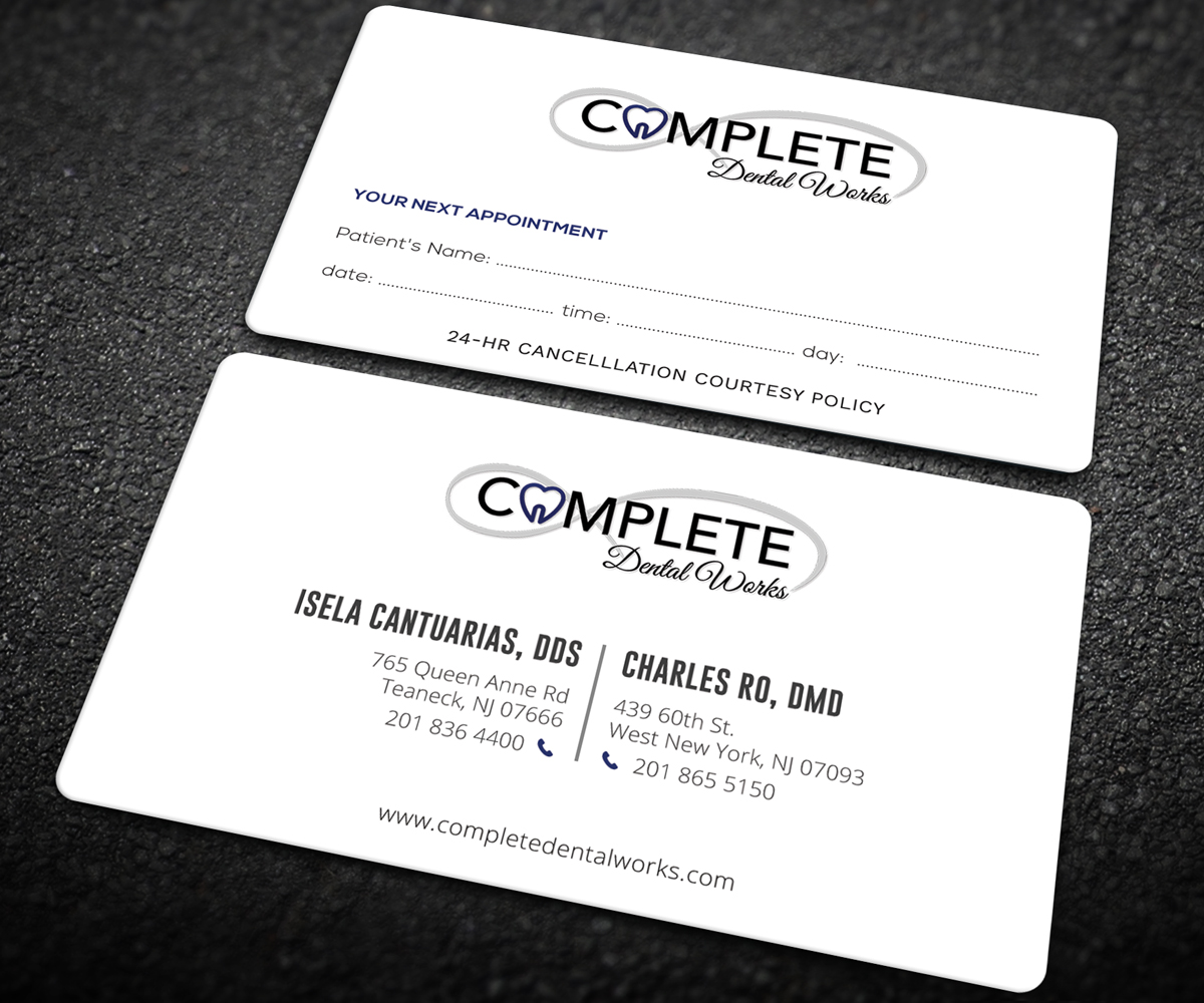 Business Card Design by Graphic Flame for One and Only Complete Dental | Design #14382076