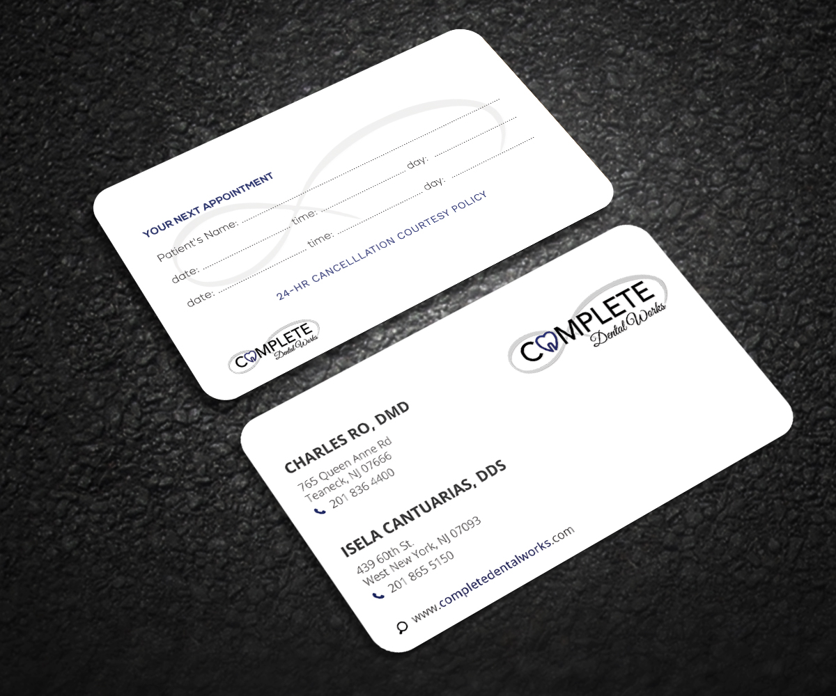 Business Card Design by Graphic Flame for One and Only Complete Dental | Design #14382077