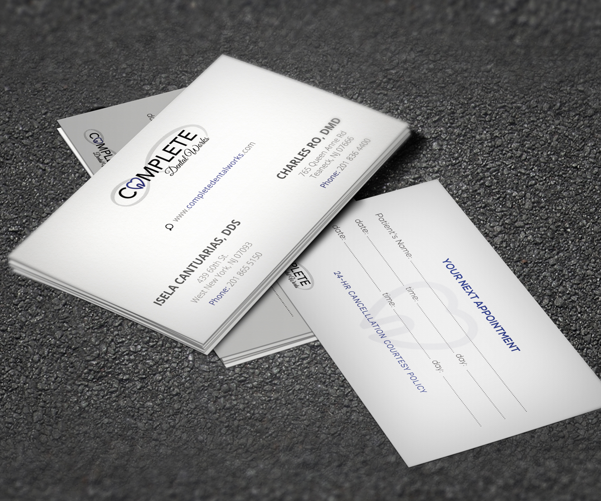 Business Card Design by Graphic Flame for One and Only Complete Dental | Design #14382080