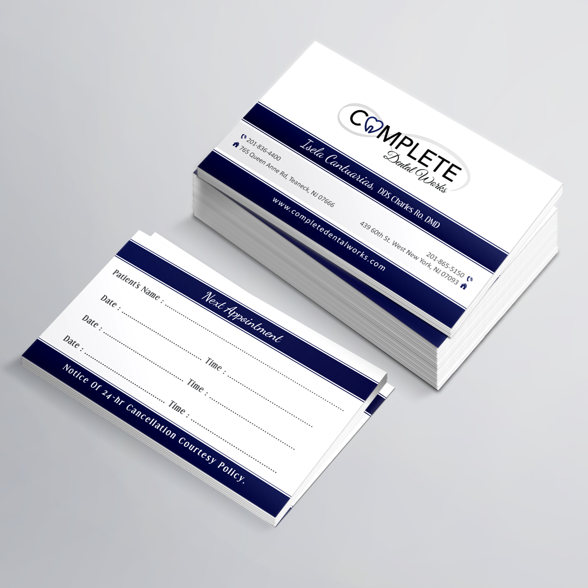 Business Card Design by e-graphics for One and Only Complete Dental | Design #14350351